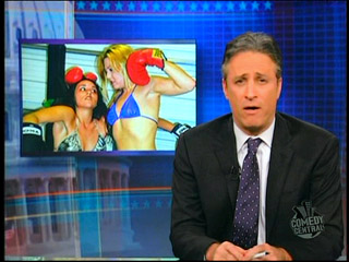 Thundergirls on the Daily Show, Sept 2006
